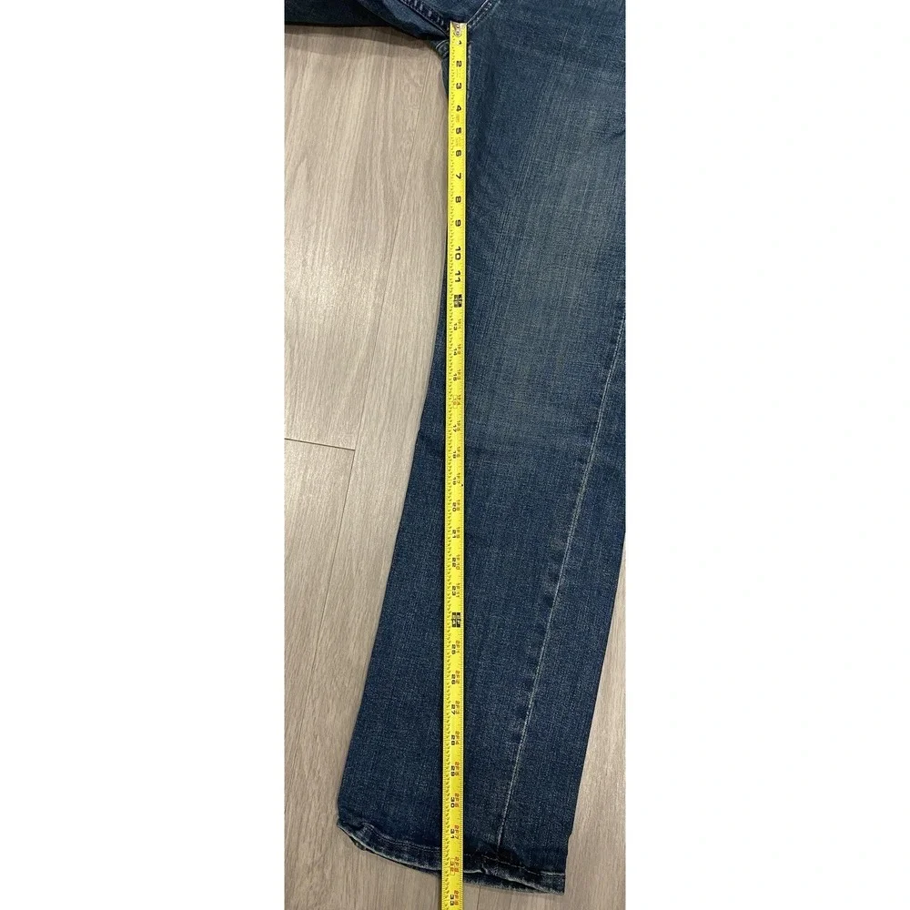 Levis‎ Jeans Men 34 X 32 Blue 514 Mid Rise Straight Stretch Denim Made In Egypt